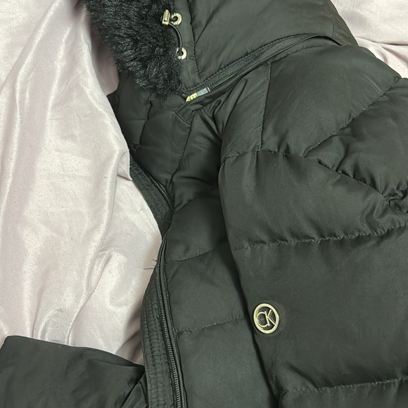 Calvin Klein Fur Parka - Picture 7 of 8